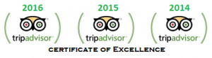 Boaty Bootverhuur Amsterdam Certificate of Excellence van Tripadvisor 2016 2015 2014