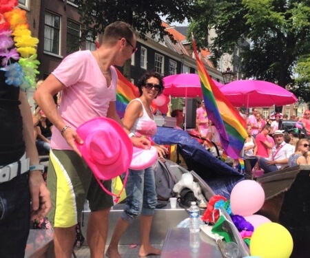Gay Parade Amsterdam boot huren